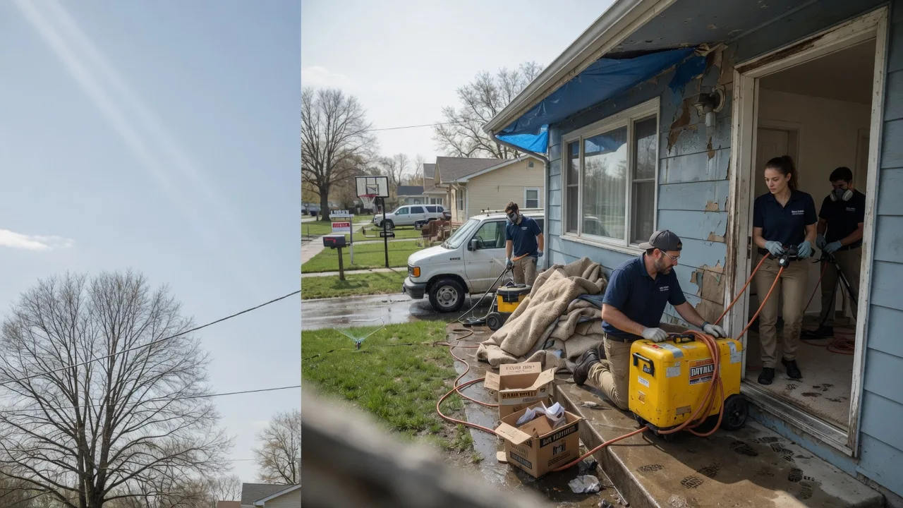 Basement Flood Cleanup in Hudson, WI near me